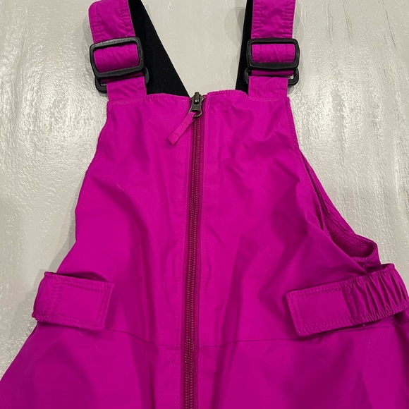Columbia Youth Small 7/8 Pink Ski Snow Bib Overalls Snow Pant Winter - Picture 4 of 6